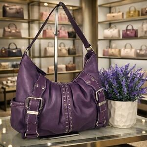 Michael Kors Purple Leather Women's Bag‎
